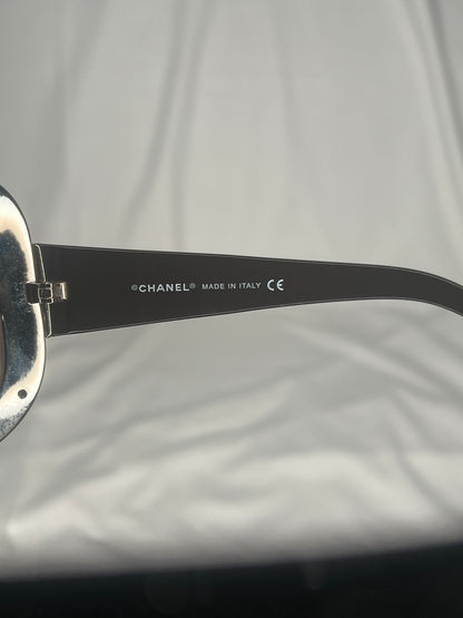 Chanel 4165 Quilted Brown Gradient Oversized Sunglasses