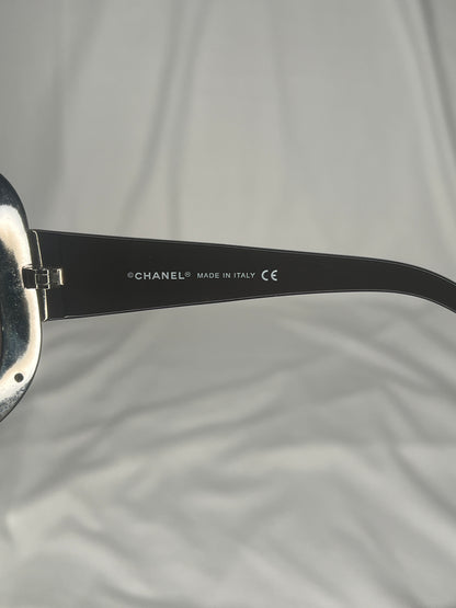 Chanel 4165 Quilted Brown Gradient Oversized Sunglasses