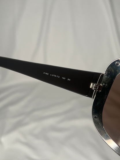 Chanel 4165 Quilted Brown Gradient Oversized Sunglasses