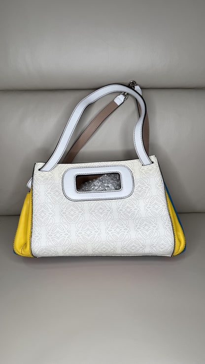 Loewe multicolor Canvas Leather Handle Tote