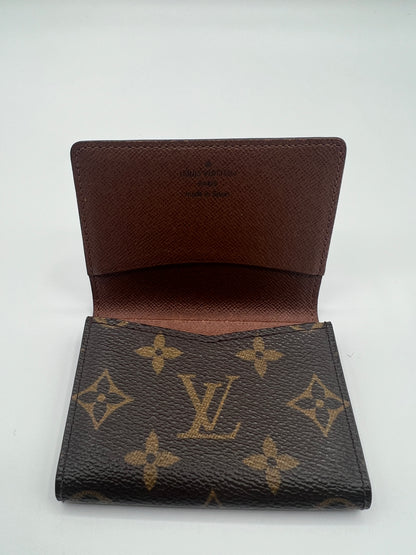 Louis Vuitton Monogram Canvas Envelope Business Card Holder