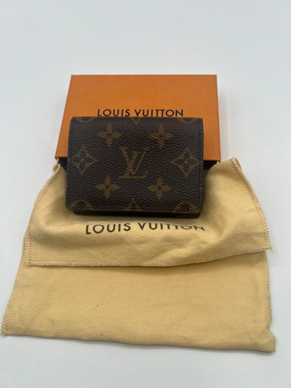 Louis Vuitton Monogram Canvas Envelope Business Card Holder