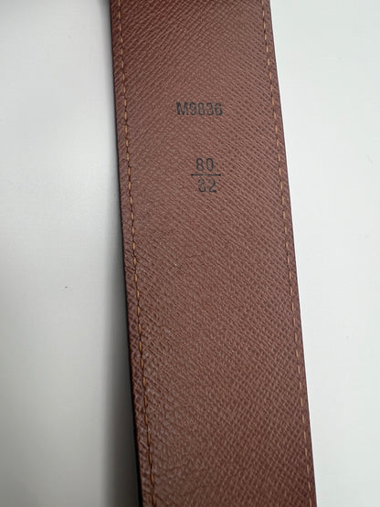 Louis Vuitton Monogram Canvas Belt – Size 80 / 32