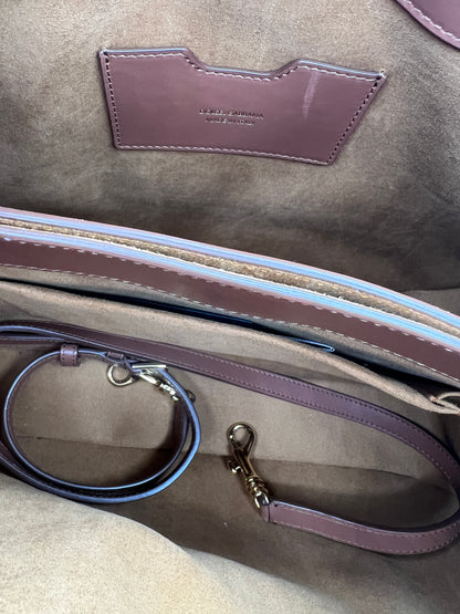 Dolce & Gabbana Amore Brown Leather Shoulder Bag