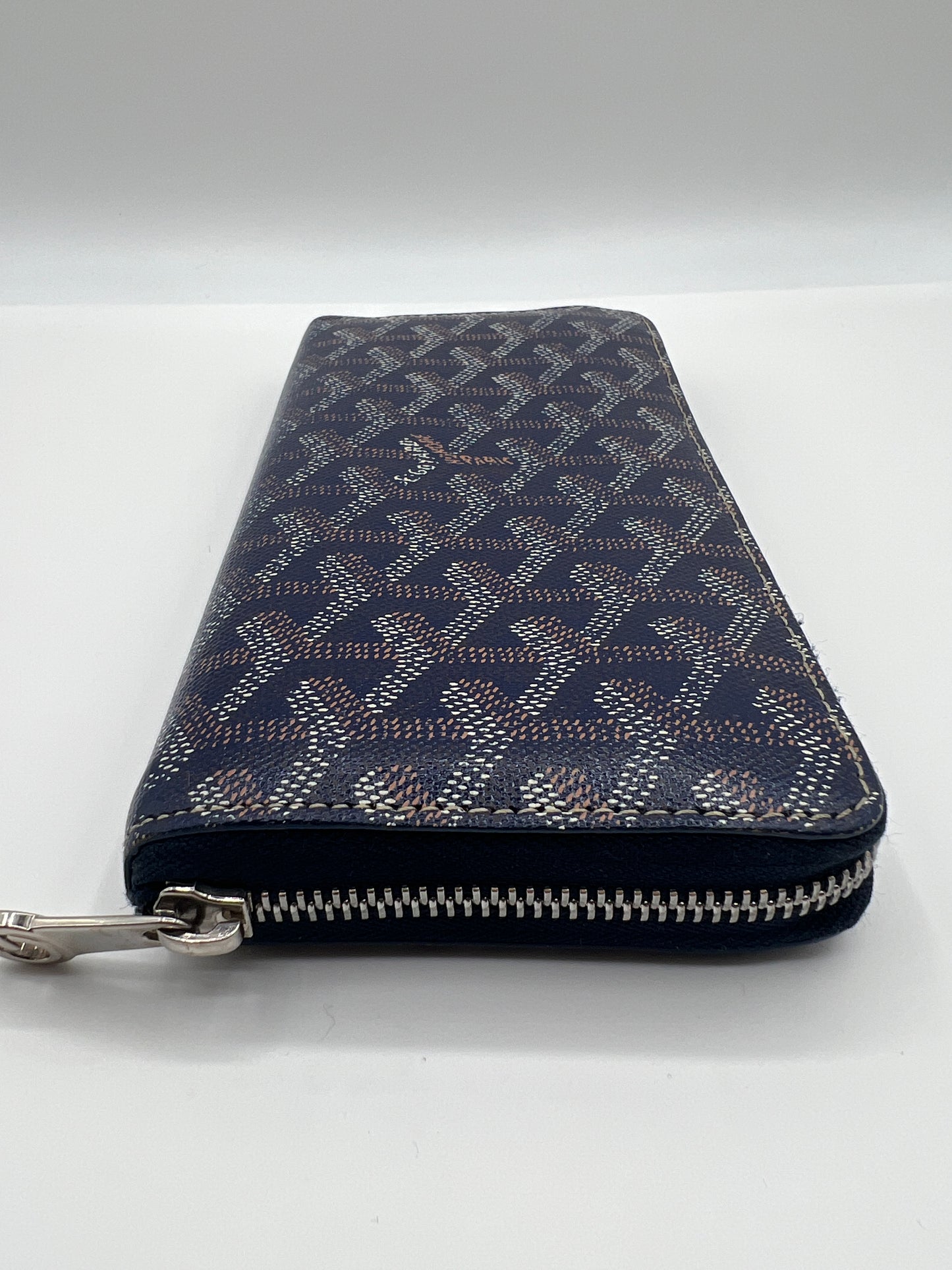 Goyard Goyardine Saint Sulpice Long Wallet – Navy Blue