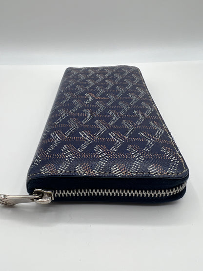 Goyard Goyardine Saint Sulpice Long Wallet – Navy Blue