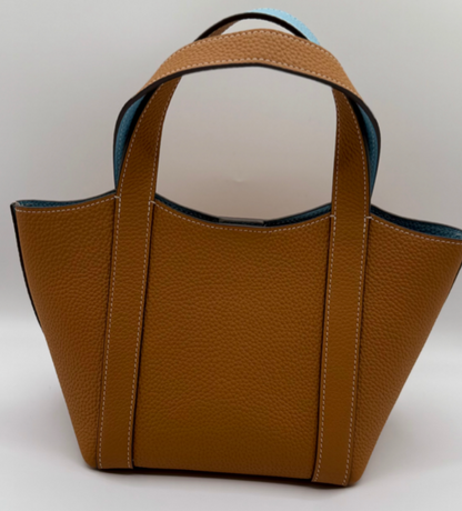 Moynat Duo Cabas BB Tote Bag in Taurillon Gex Calfskin
