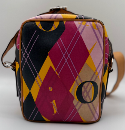 Christian Dior Argyle Check Shoulder Bag