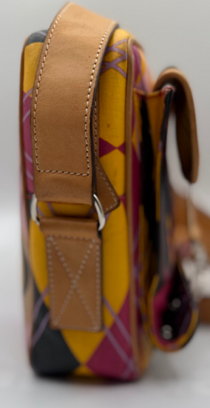 Christian Dior Argyle Check Shoulder Bag