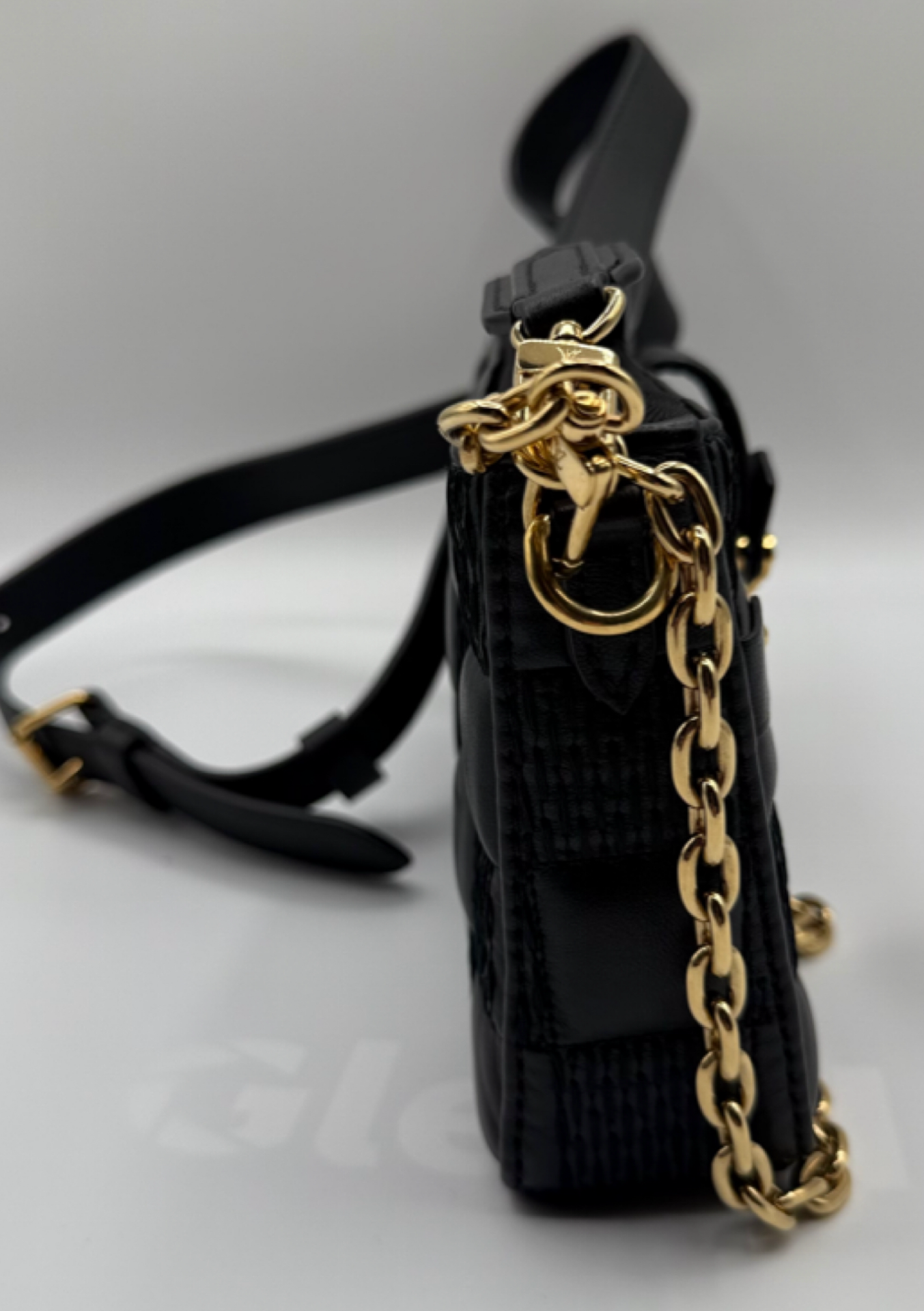 Louis Vuitton Damier Quilt Lambskin Troca Pochette – Black