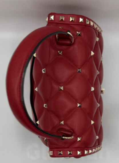 Valentino Garavani Candy Stud Quilted Leather Shoulder Bag