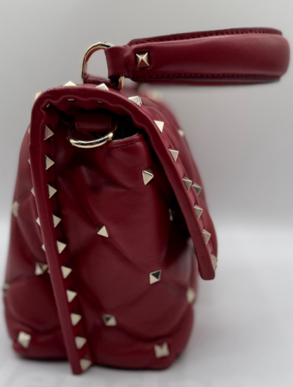 Valentino Garavani Candy Stud Quilted Leather Shoulder Bag