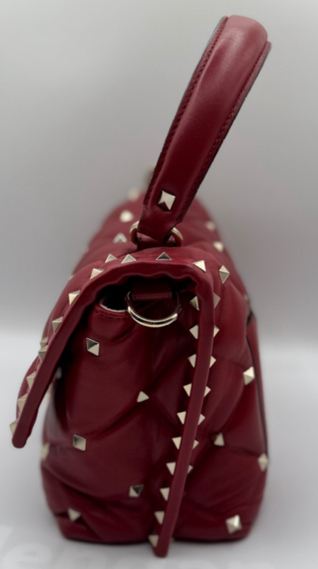 Valentino Garavani Candy Stud Quilted Leather Shoulder Bag