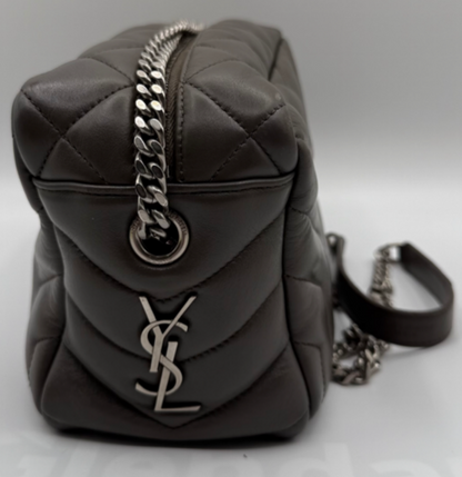 Saint Laurent Loulou Bowling Small Quilted Monogram Bag