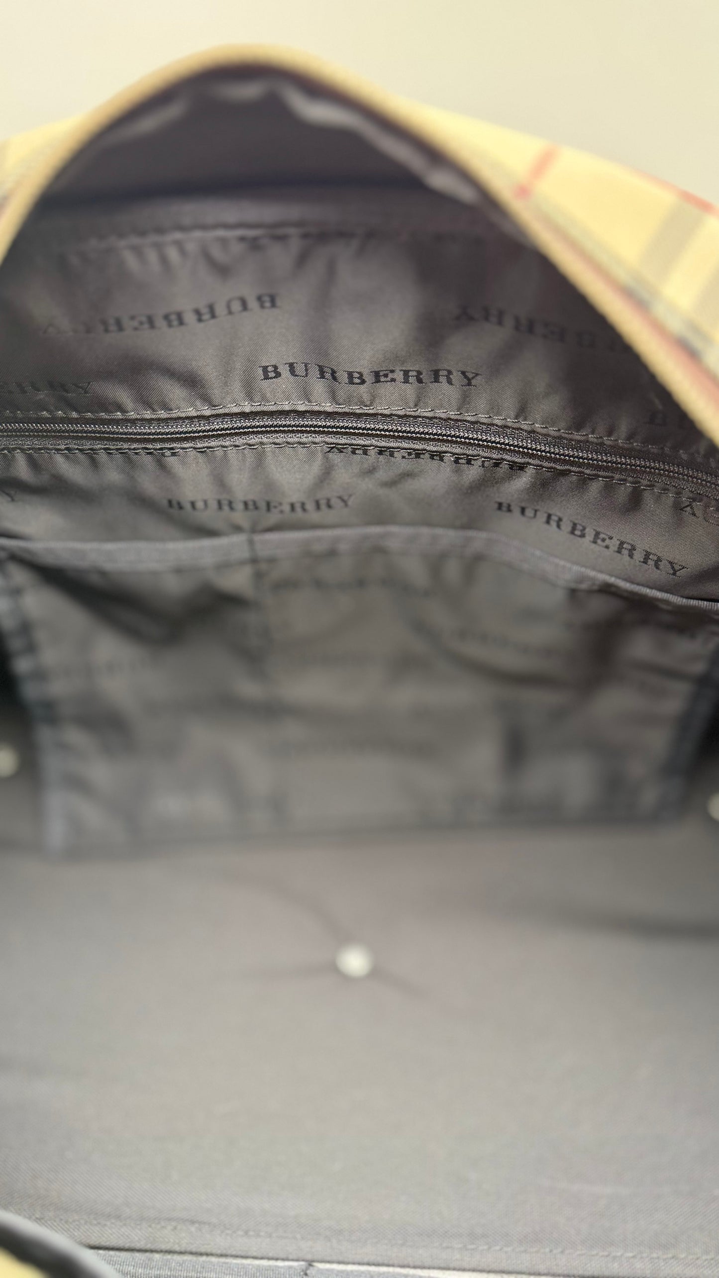 Burberry Nova Check Boston Duffle Bag