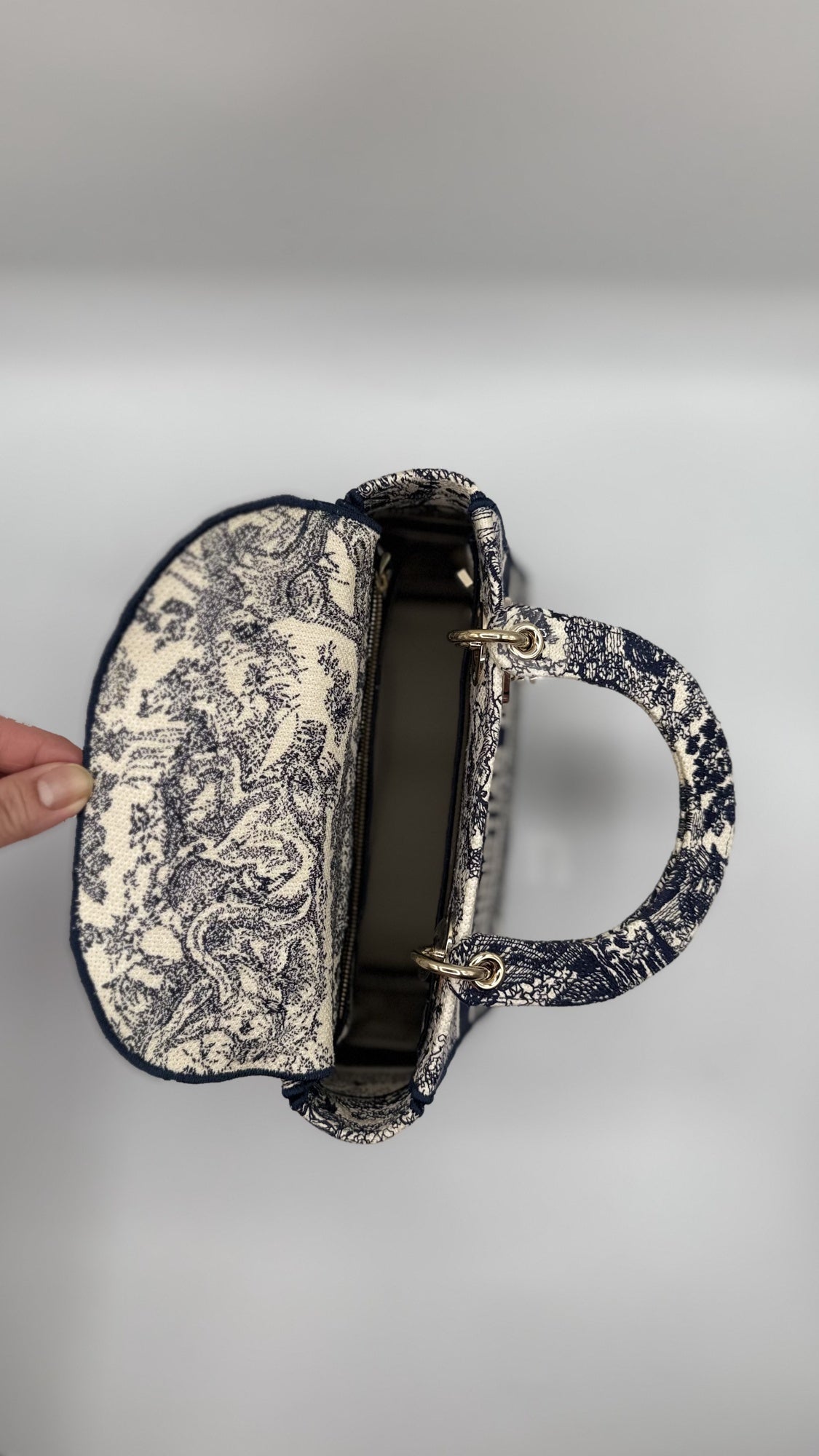Christian Dior Lady D-Lite Bag – Toile de Jouy Embroidery