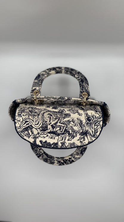 Christian Dior Lady D-Lite Bag – Toile de Jouy Embroidery