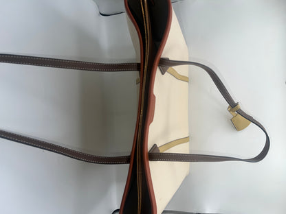 Tory Burch Colorblock Canvas & Leather Tote Bag