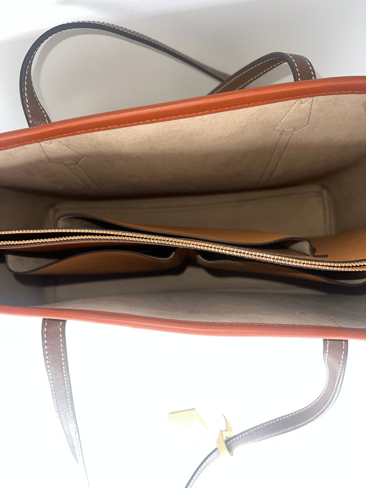 Tory Burch Colorblock Canvas & Leather Tote Bag
