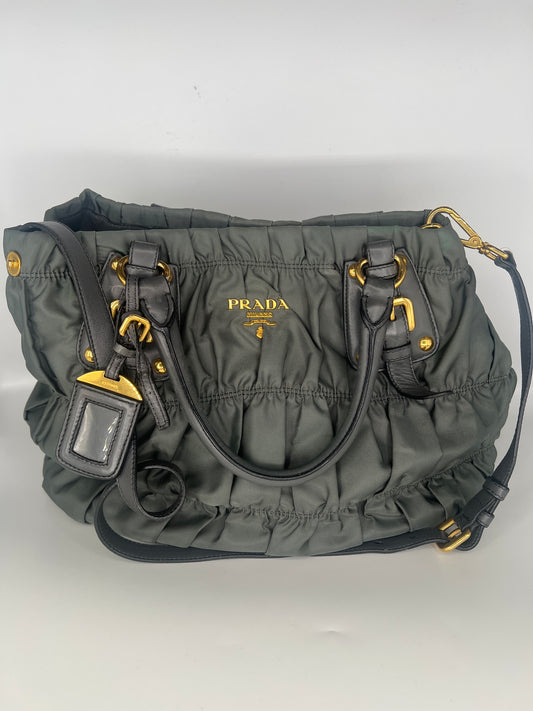 Prada Tessuto Nylon Gaufre Convertible Tote Bag