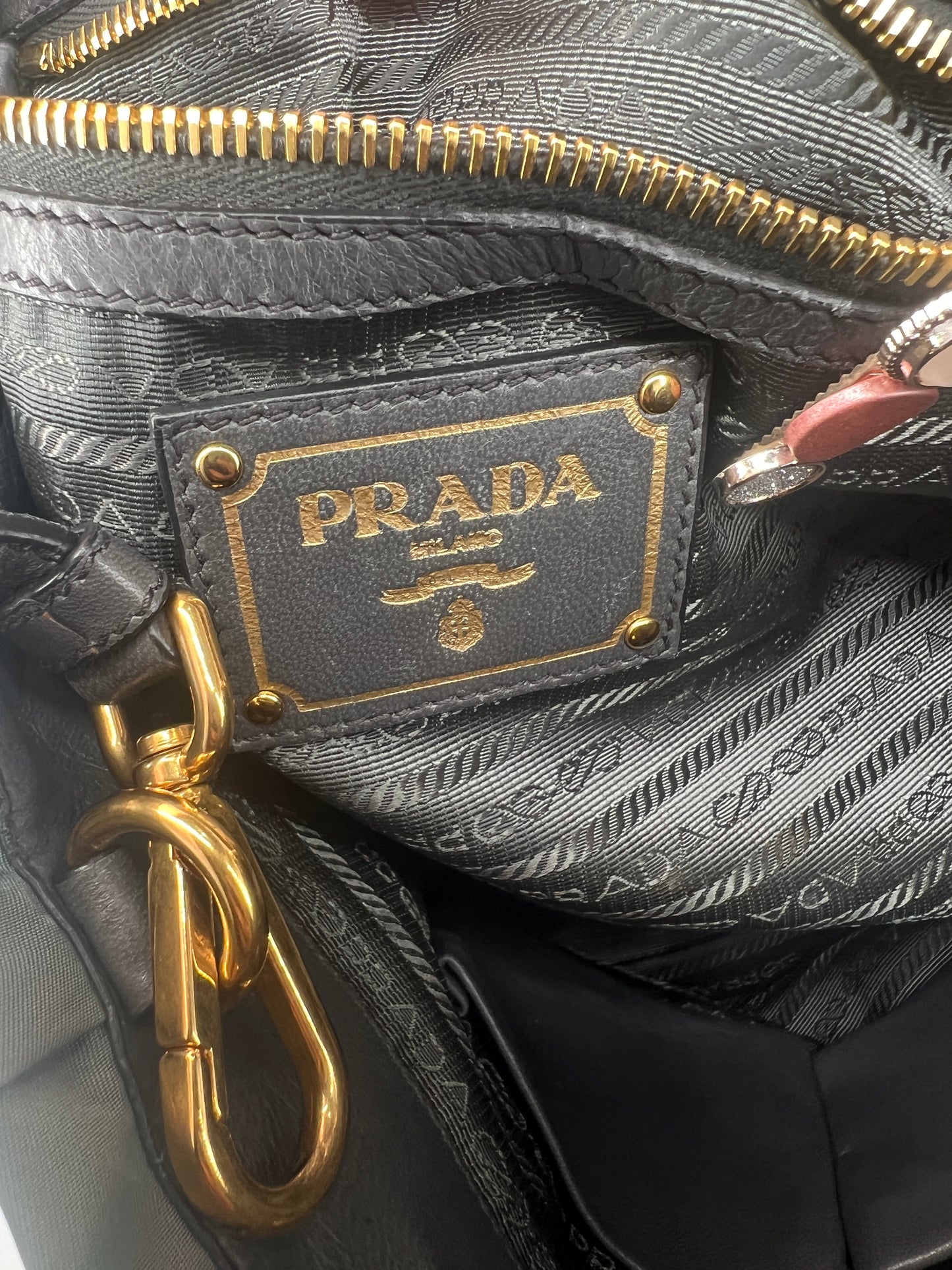 Prada Tessuto Nylon Gaufre Convertible Tote Bag