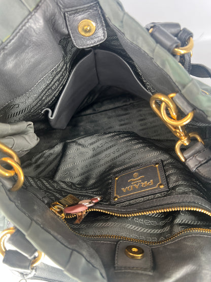 Prada Tessuto Nylon Gaufre Convertible Tote Bag