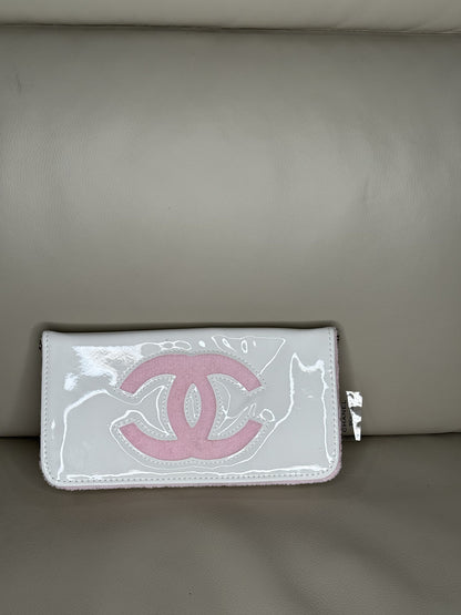 Chanel “Beaute” Cosmetic Pouch/Chain Clutch