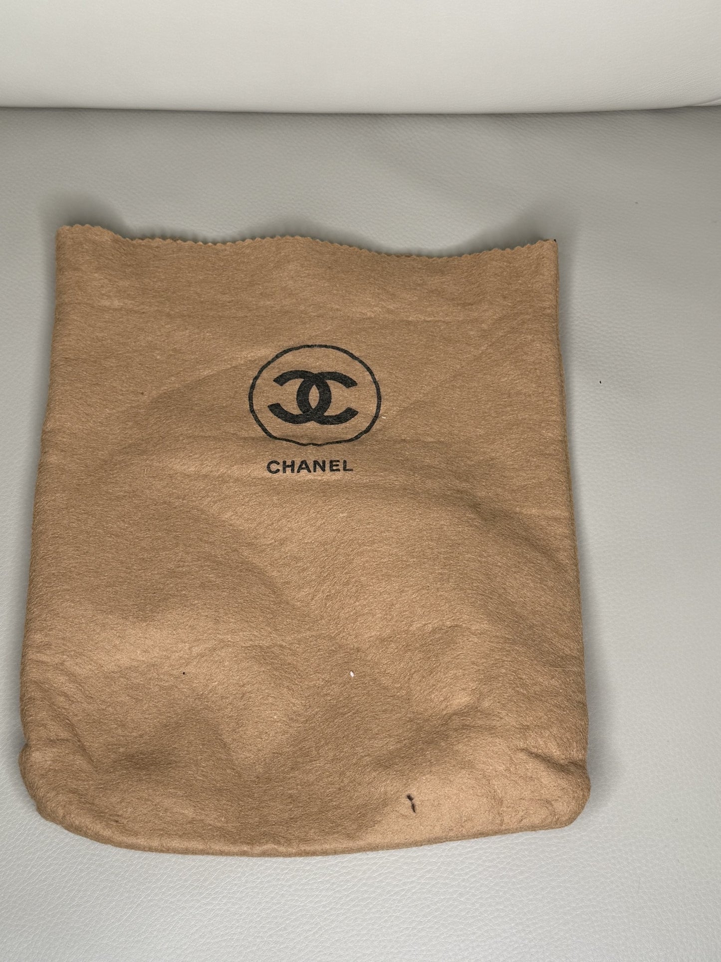 Chanel “Beaute” Cosmetic Pouch/Chain Clutch