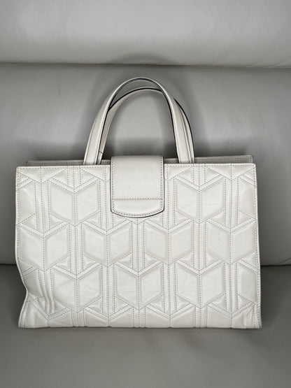 Gucci Dionysus Quilted 2-Way Tote Bag in Ivory Leather