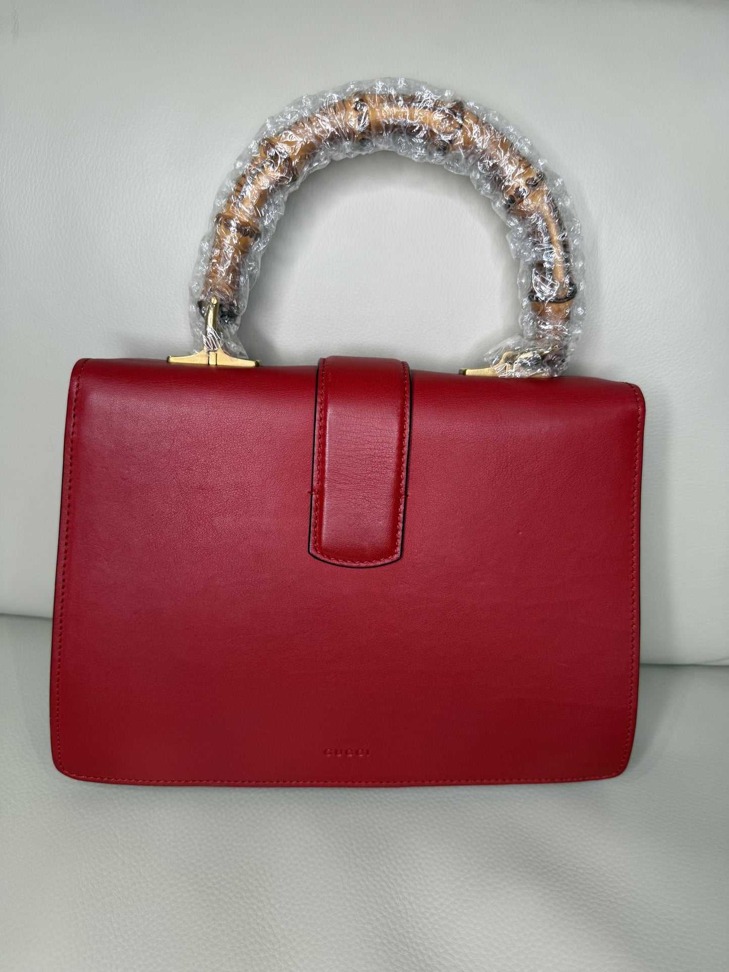 Gucci Dionysus Small Top Handle Bag – Red, White & Navy