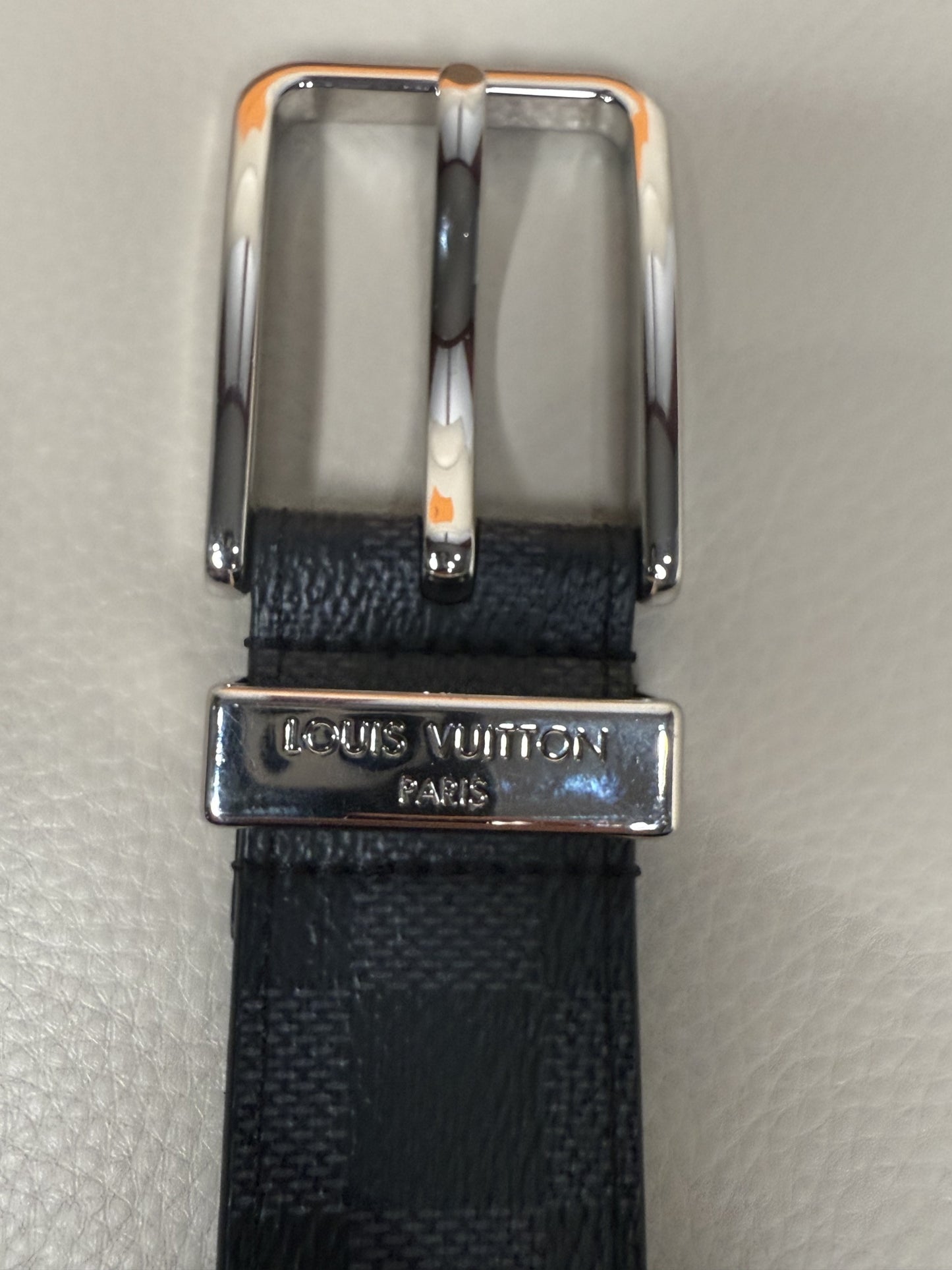 Louis Vuitton Pont Neuf 35mm Belt – Damier Graphite Canvas