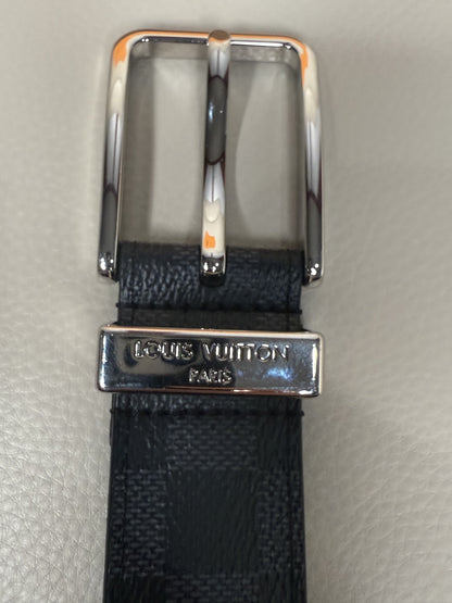 Louis Vuitton Pont Neuf 35mm Belt – Damier Graphite Canvas