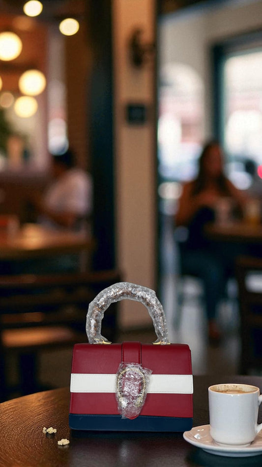 Gucci Dionysus Small Top Handle Bag – Red, White & Navy