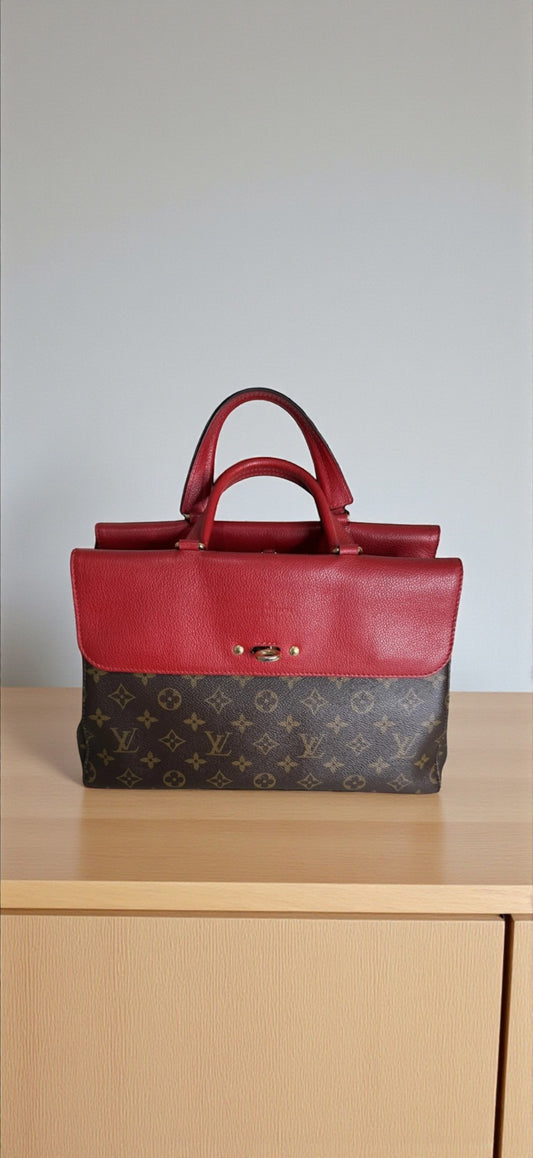Louis Vuitton Monogram Montaigne MM - Cherry Red