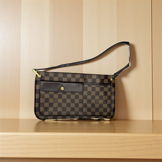 Louis Vuitton Aubagne Damier Ebene Canvas Shoulder Bag