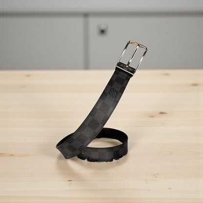 Louis Vuitton Pont Neuf 35mm Belt – Damier Graphite Canvas