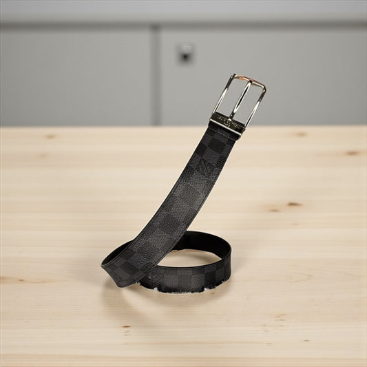 Louis Vuitton Pont Neuf 35mm Belt – Damier Graphite Canvas