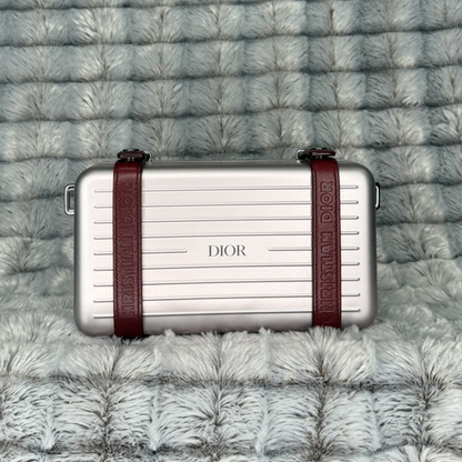 Dior x Rimowa Aluminum Personal Clutch – Pink