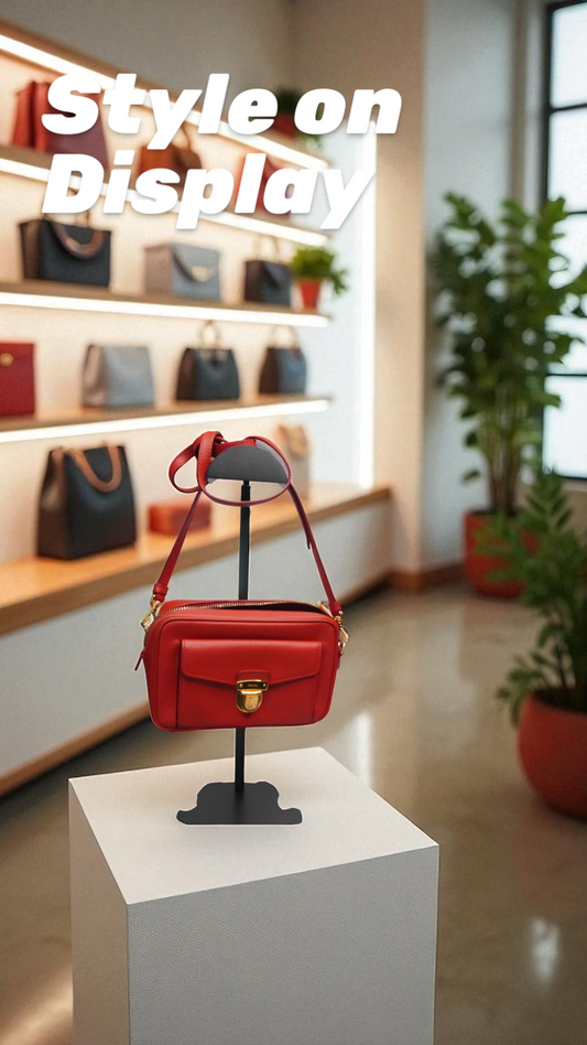 Prada Saffiano Leather Camera Bag – Red